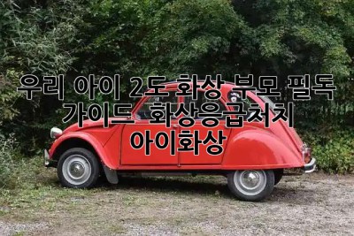 우리 아이 2도 화상, 부모 필독 가이드 🔥🏥 #화상응급처치 #아이화상