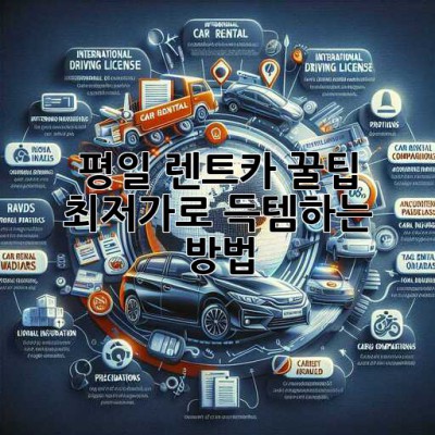 평일 렌트카 꿀팁🍯 최저가로 득템하는 방법!